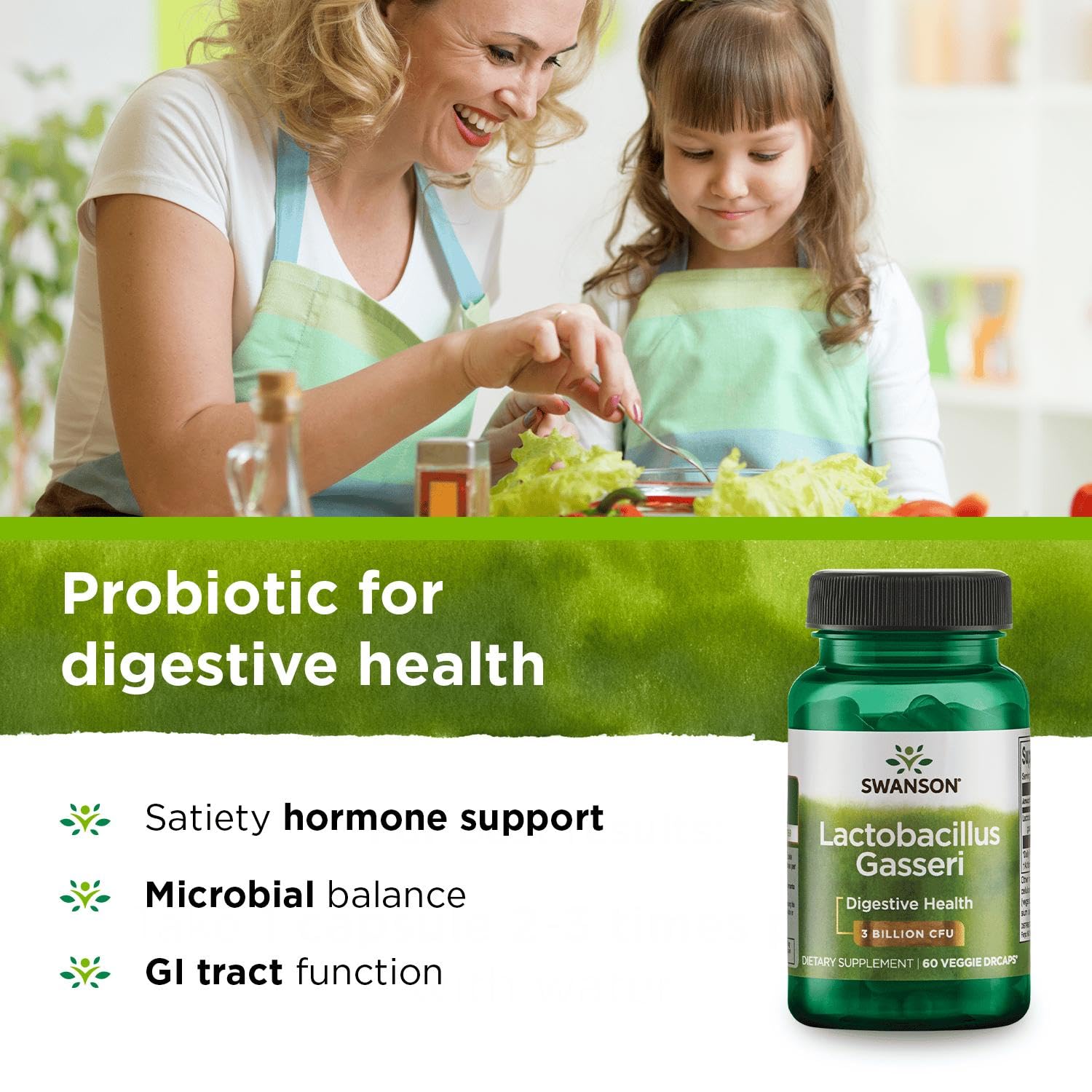 Swanson Probiotics Prob Lactobacillus Gasseri, 60 Veg Drcapsules- image 6