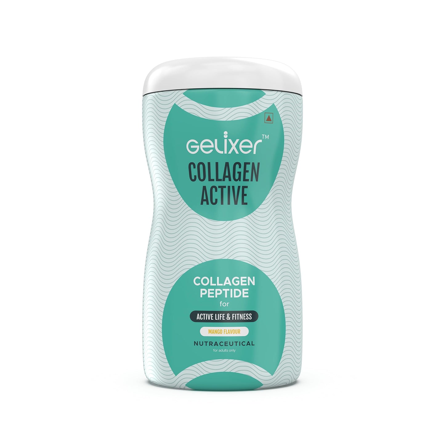 GELIXER Collagen Active (250 gm), Japanese Marine Collagen Peptide with Whey Protein (Mango Flavored) Rich In Protein for Active Lifestyle, Fitness & Glow