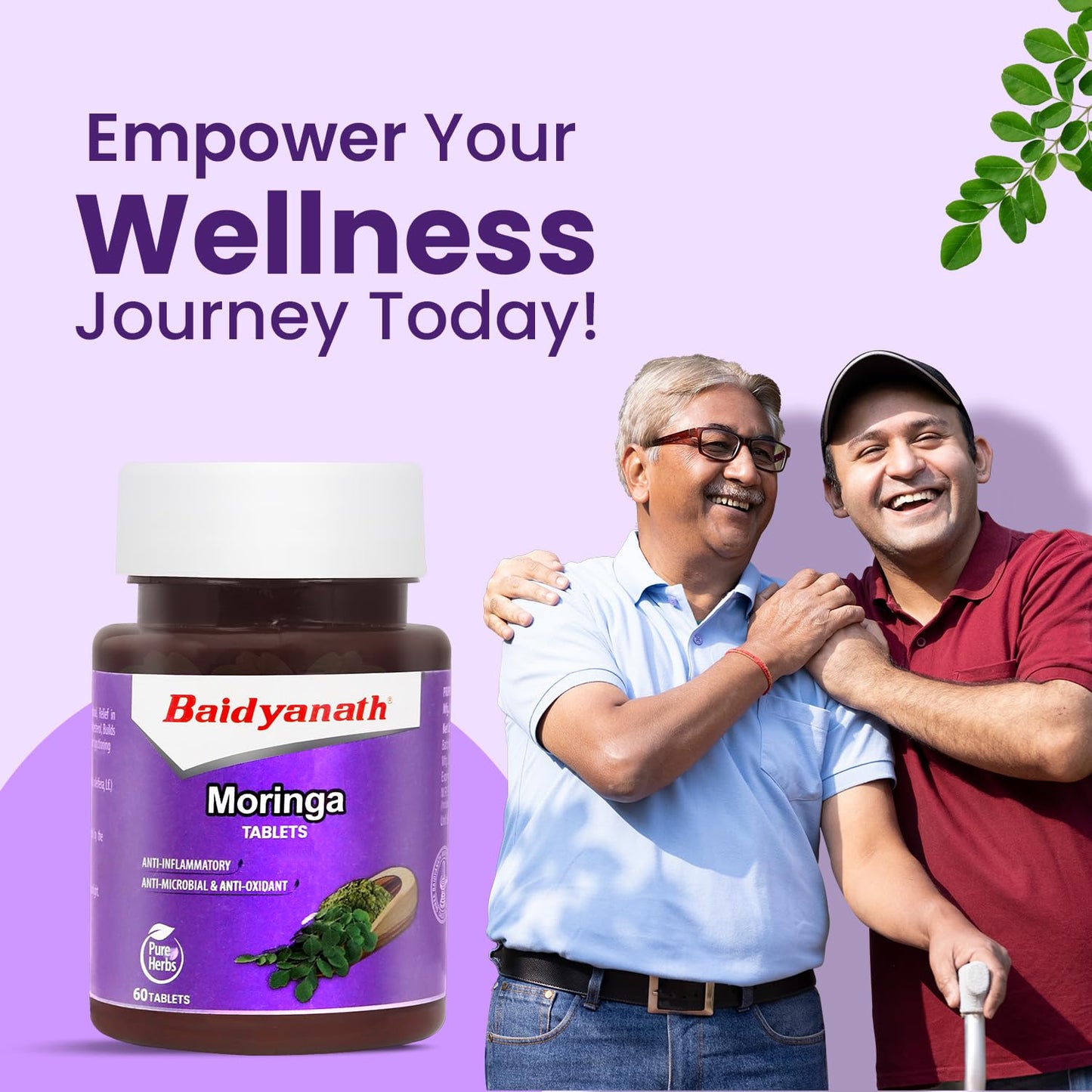 Baidyanath Moringa Tablets 60 Tabs (Pack of 1) –Drumstick Leaf Tablets|- image 7