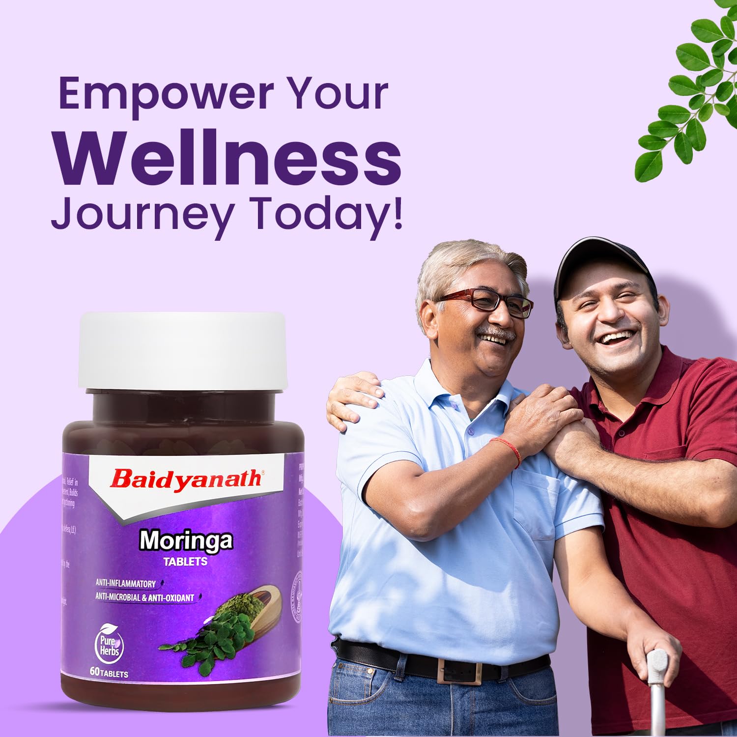 Baidyanath Moringa Tablets 60 Tabs (Pack of 1) –Drumstick Leaf Tablets|- image 7