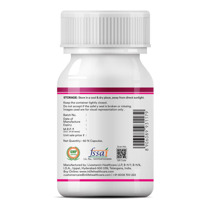 INLIFE Multivitamin for Women Supplement, Biotin D3 Calcium, 60 Veg Caps