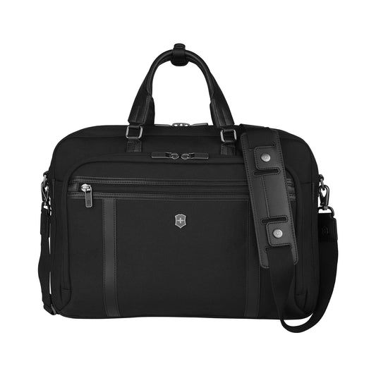 Victorinox Werks Professional, Laptop Brief 15 inches (1 kg), 31cm, Black, Cordura, 611471|Premium Swiss Briefcase