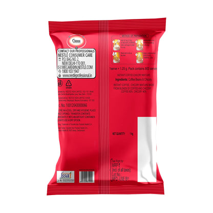 SUNRISE Extra Strong Instant Coffee Powder | Coffee-Chicory Mix | Rich Taste & Aroma for the perfect start to your day | 1kg Pouch