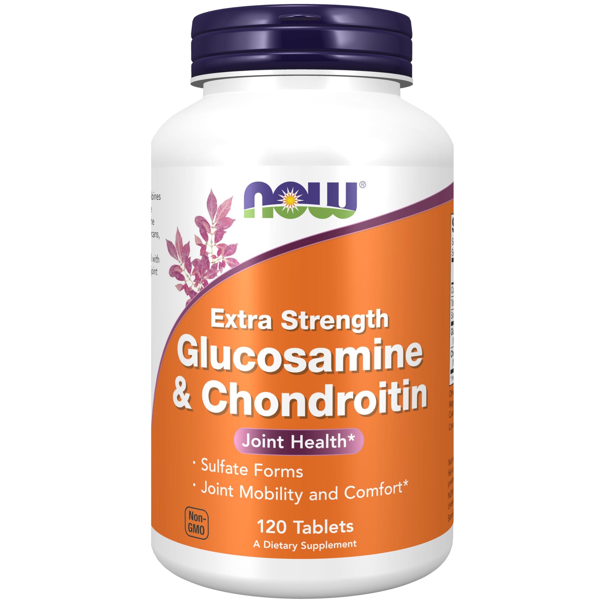 NOW Foods Glucosamine and Chondroitin Extra Strength, 120 Tablets