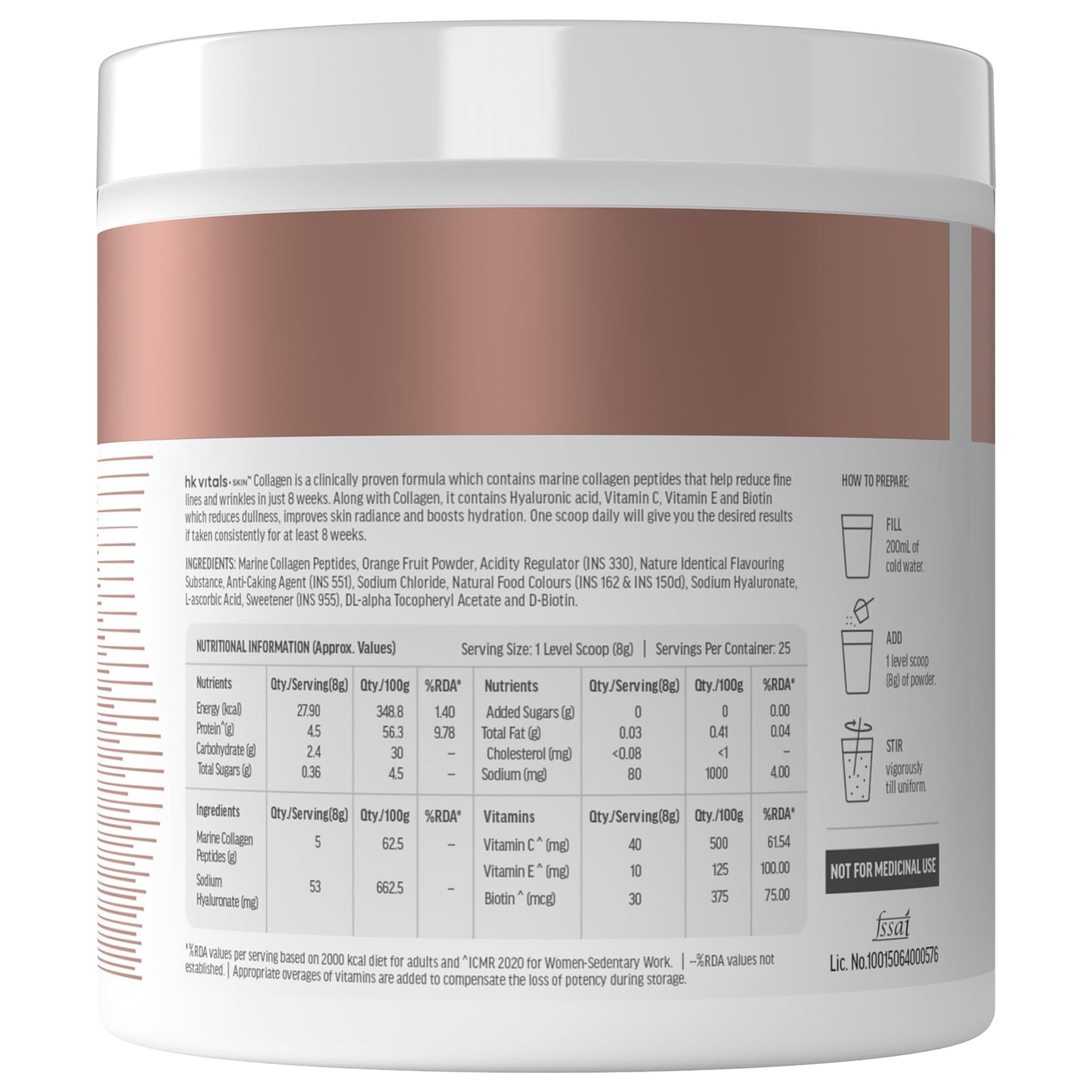 HealthKart hk vitals Skin Radiance Marine Collagen Supplement (Mixed Fr- image 7