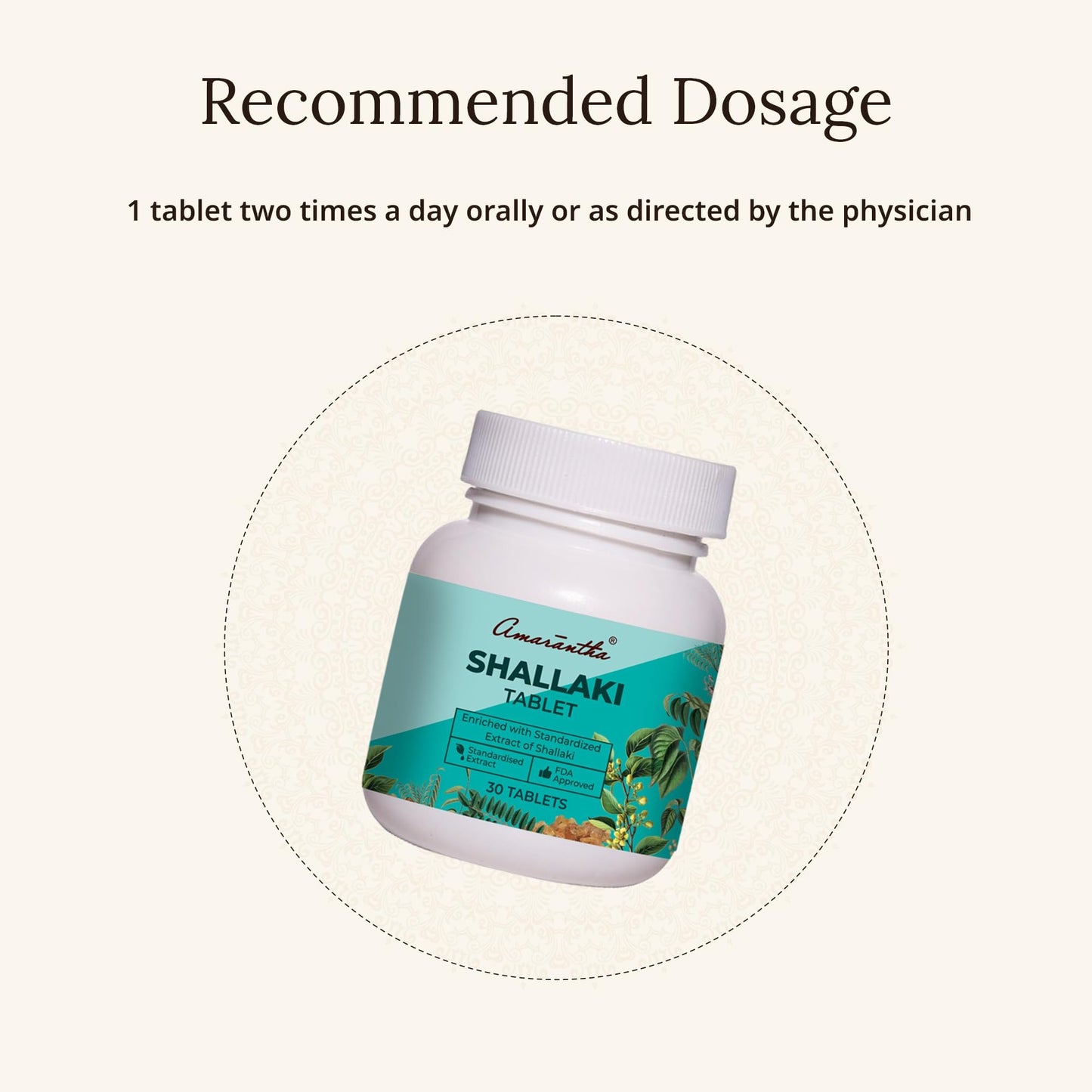 Amarantha Shallaki Tablet (30 Tablets)