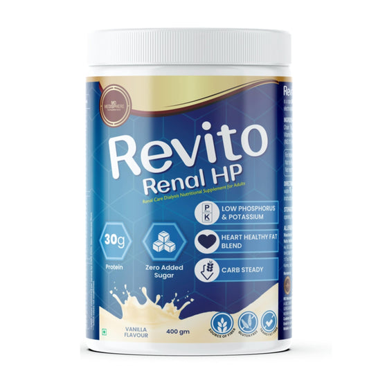 Renal HP Protein Powder 400g | Kidney Care Nutrition for Dialysis Patients | Low Potassium Low Phosphorus | High Protein Renal Supplement | Sugar-Free Clinical Nutrition | Pack of 1
