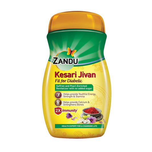 ZANDU KESARI JIVAN Fit for Diabetic, Ayurvedic Immunity Booster for Adults and E