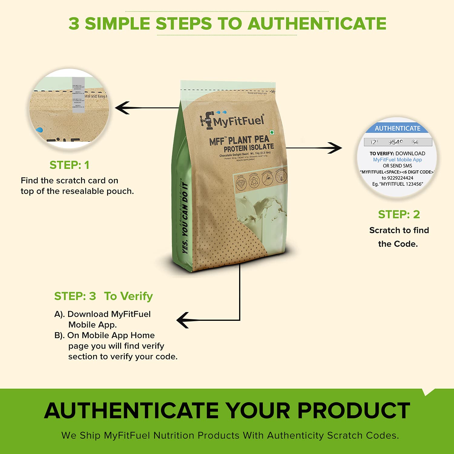 MyFitFuel Plant Soy Protein Isolate 90 | Pure Soy | 1 Kg, 28 Servings (- image 5