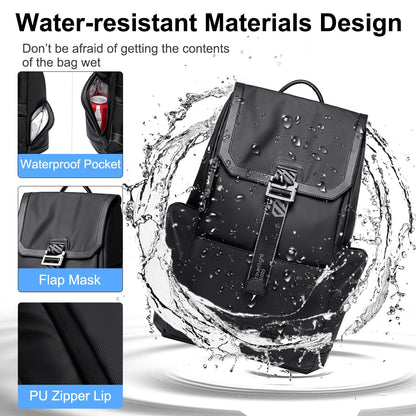 Arctic Hunter Laptop Backpack for Men Women Stylish College Backpack Anti-theft 15.6" Laptop Bag with USB Port Water-resistant Sleek for Daily School Office Commuting