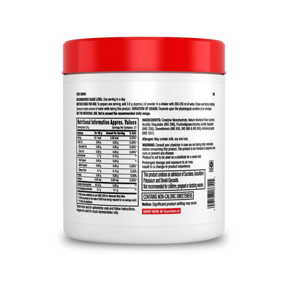 GNC Pro Performance Creatine Monohydrate - 3000mg Creatine Per Scoop | Micronized for Faster Absorption | Boosts Energy, Muscle Volume & Performance | Gluten-Free | Lemon | 100gm