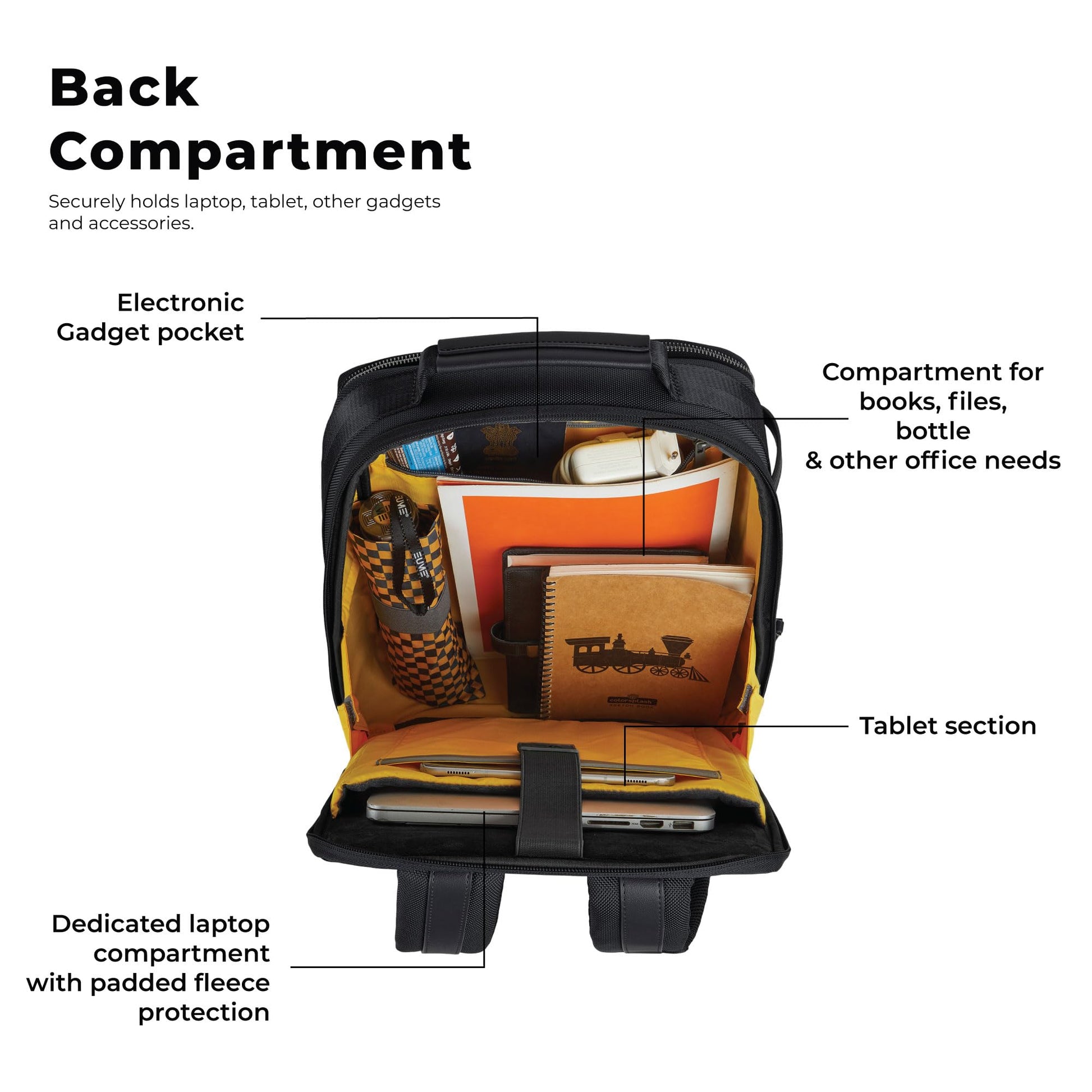 EUME Stratos 23L Laptop bags for Men Office Use | Stylish Backpack Bag- image 5