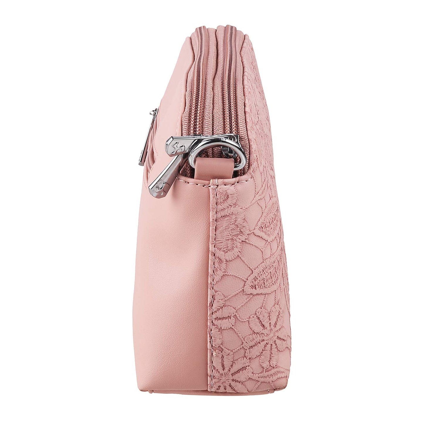Mochi Womens Synthetic Pink Zip Top Sling (One Size)