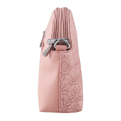 Mochi Womens Synthetic Pink Zip Top Sling (One Size)