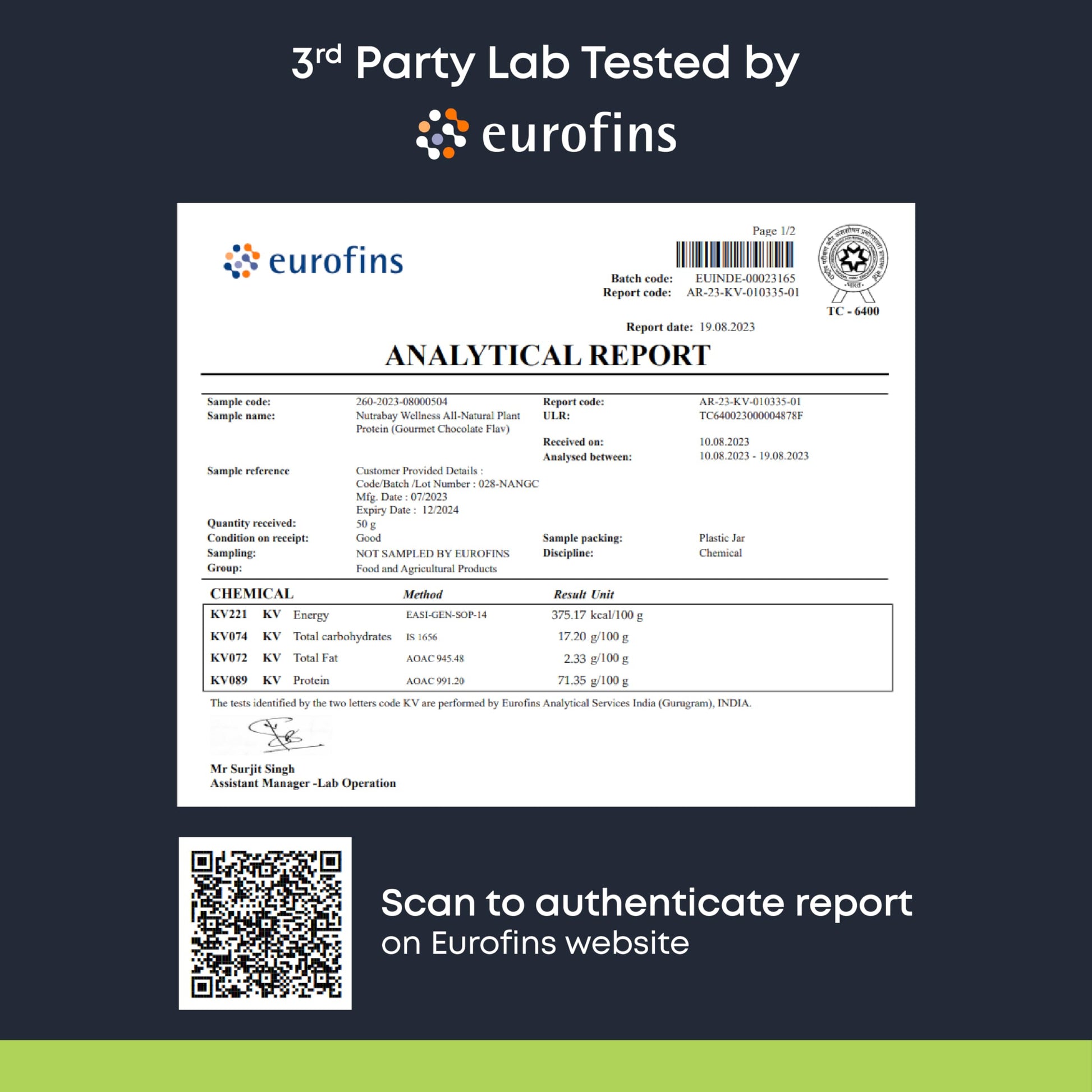 Nutrabay Wellness All Natural Plant Protein - 500g, Gourmet Chocolate |- image 4