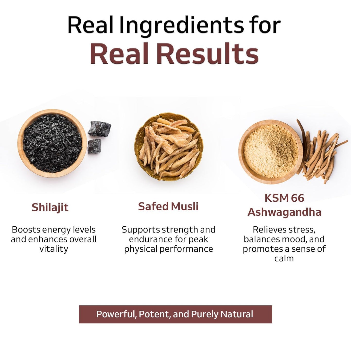 Purely Yours Shilajit/Shilajeet Capsules w/ 80% Fulvic Acid & KSM 66 As- image 8