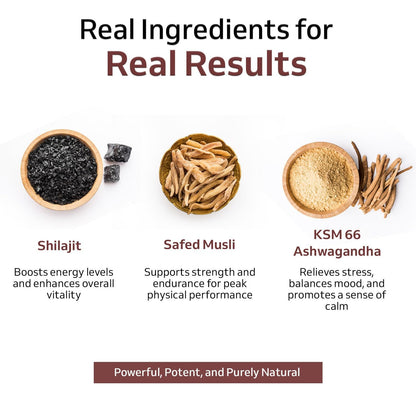 Purely Yours Shilajit/Shilajeet Capsules w/ 80% Fulvic Acid & KSM 66 As- image 8