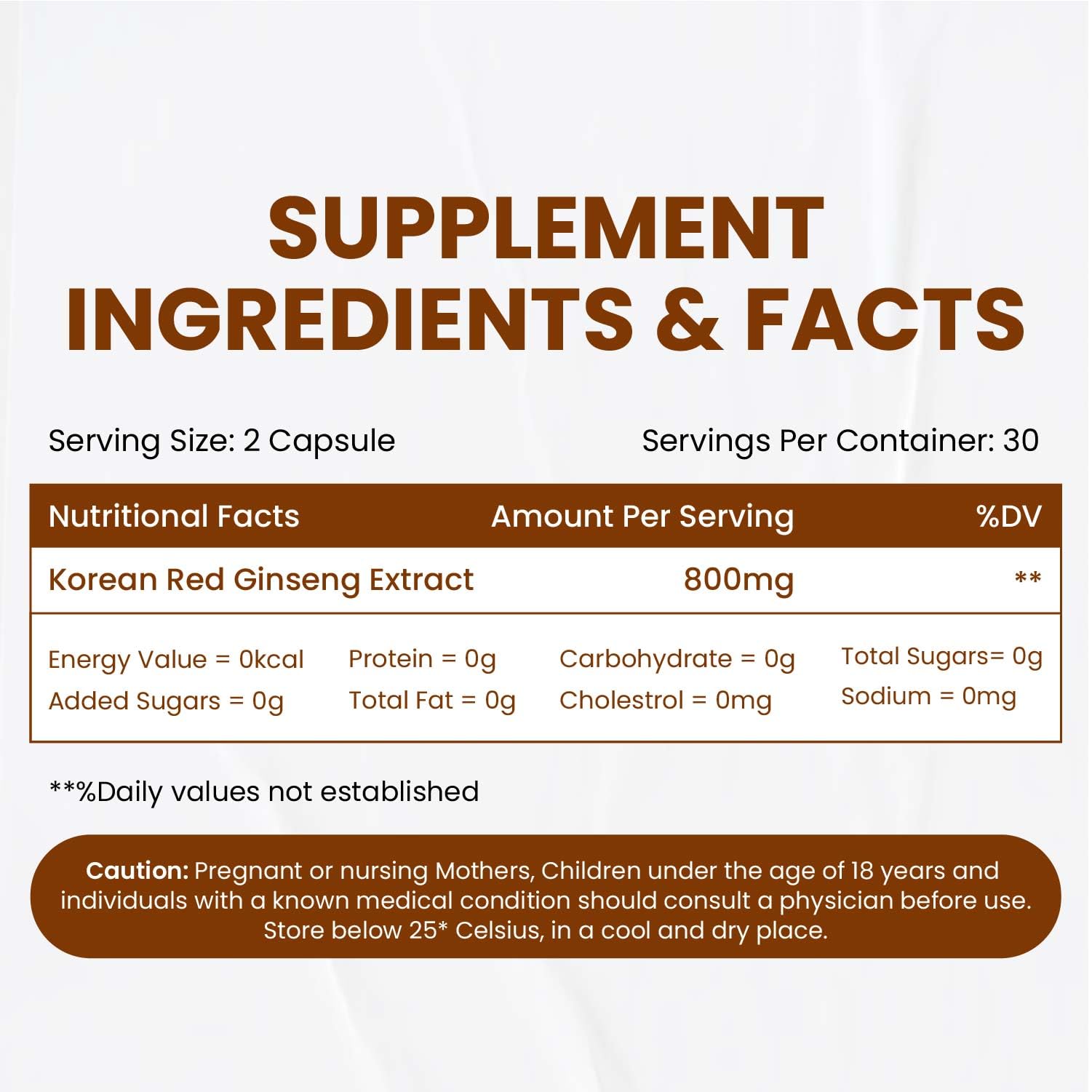 Vlado's Himalayan Organics Korean Red Panax Ginseng Capsules - 800 MG I- image 9