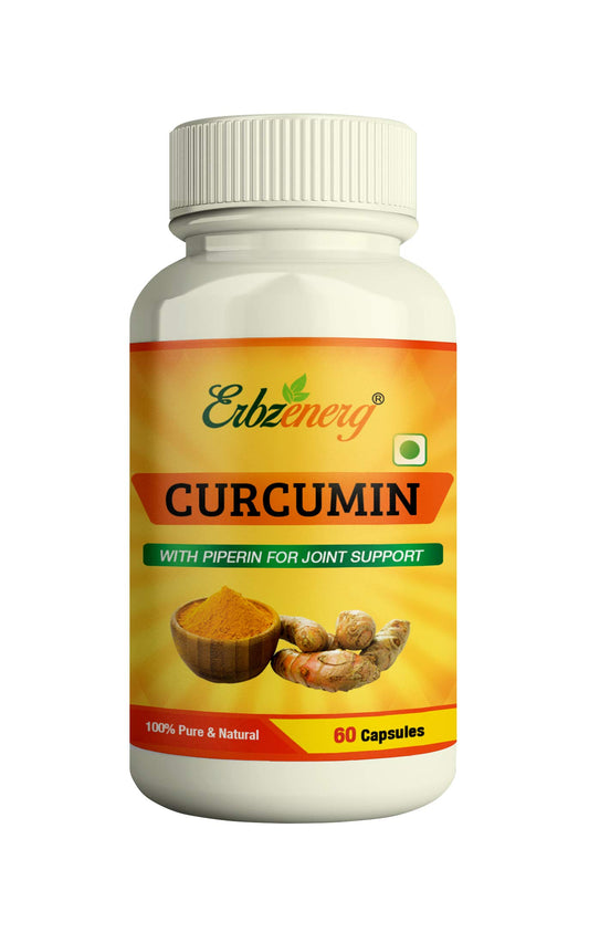 ERBZENERG Turmeric (Curcumin) 60 Capsules (Pack of 1)