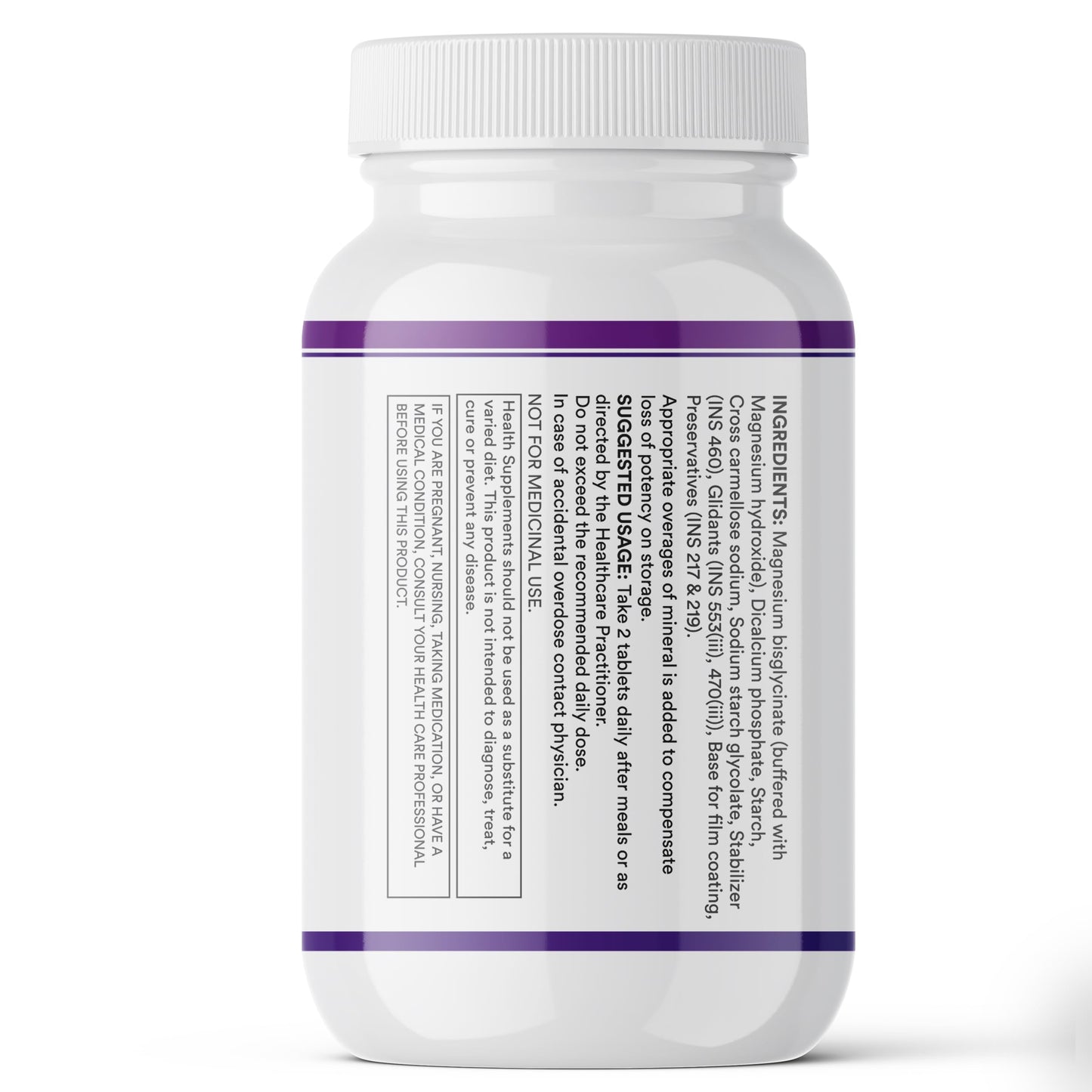 INLIFE Magnesium Glycinate 2000mg Chelated Forte, Bisglycinate Form, Muscle Recovery Sleep & Nerve Health, Men Women, 120 Tablets - (Pack of 1,120, count)