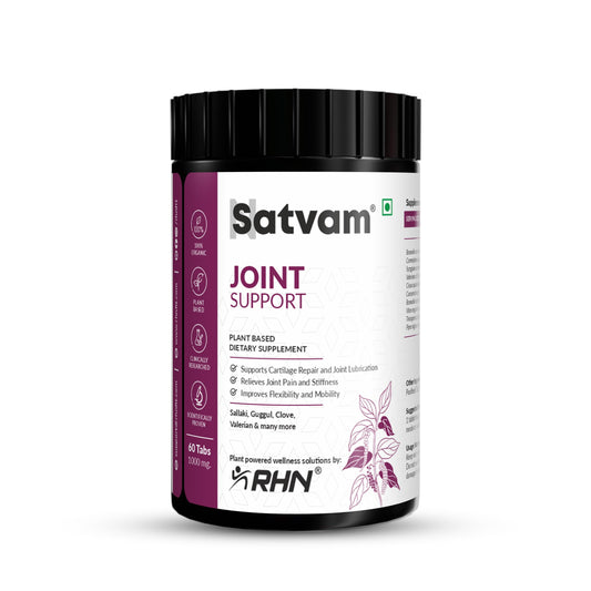 SATVAM Joint Support (60 Tabs) | For Joint Pain Relief, Mobility Support & Healthy Cartilage