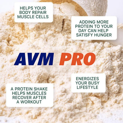 RITE AID HEALTH CARES AVM PRO Nutraceutical Protein Powder with Amino Acid, Multivitamins & Multiminerals | Nutritional Drink Mix to Help Support Daily Protein Supplement (480g)