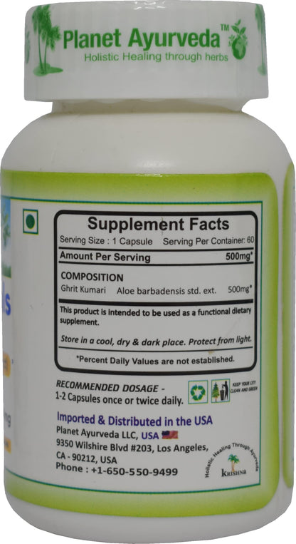 Planet Ayurveda Aloe Vitals Capsules - 60 Capsules- image 3