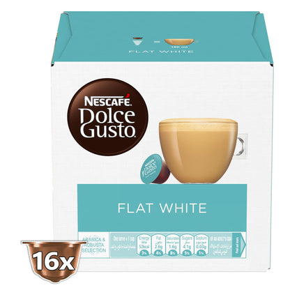 Nestle Nescafe Dolce Gusto Flat White Coffee Capsules 187.2 g