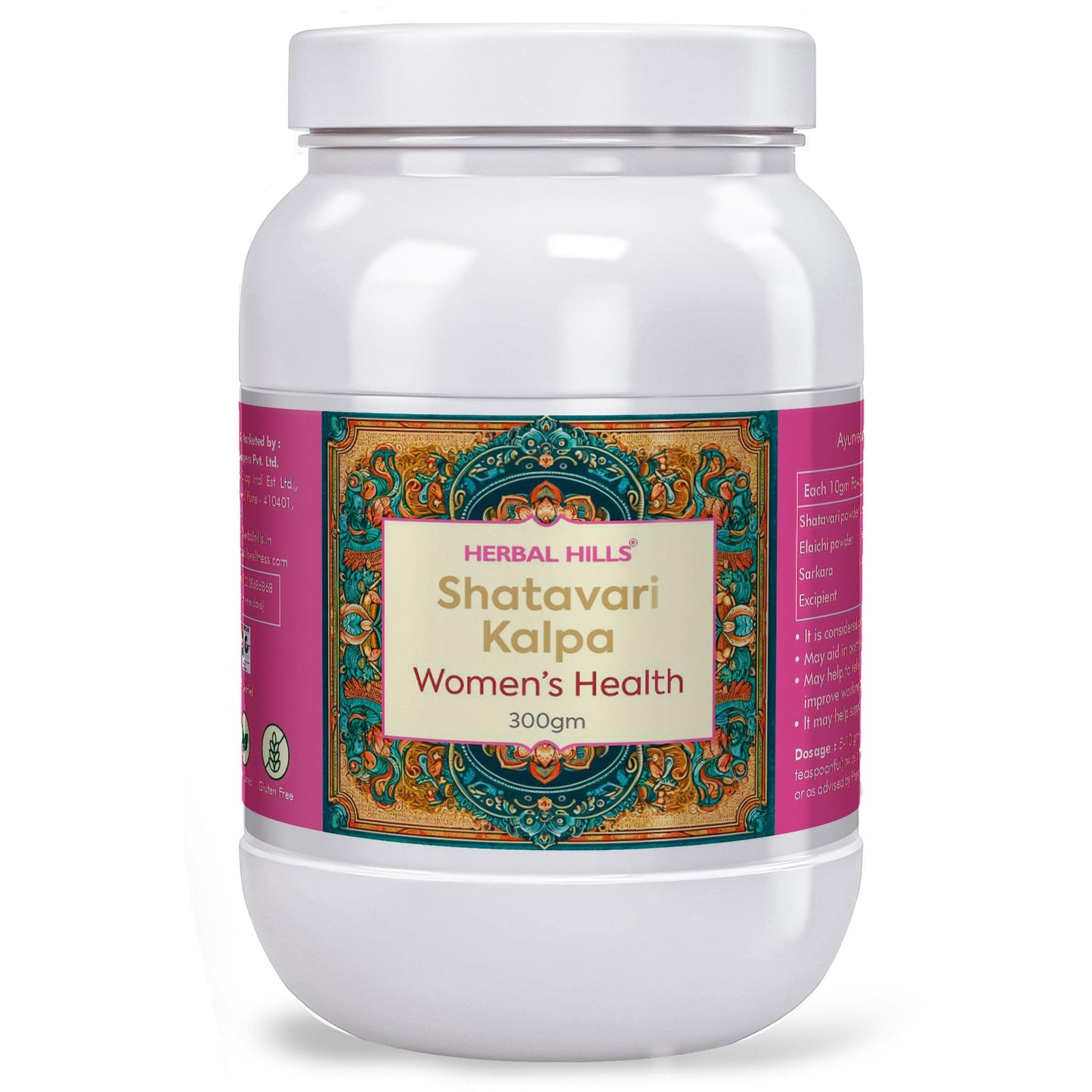 Herbal Hills Shatavari Kalp | 300 gms | For Women | Natural Elaichi Flavor (300