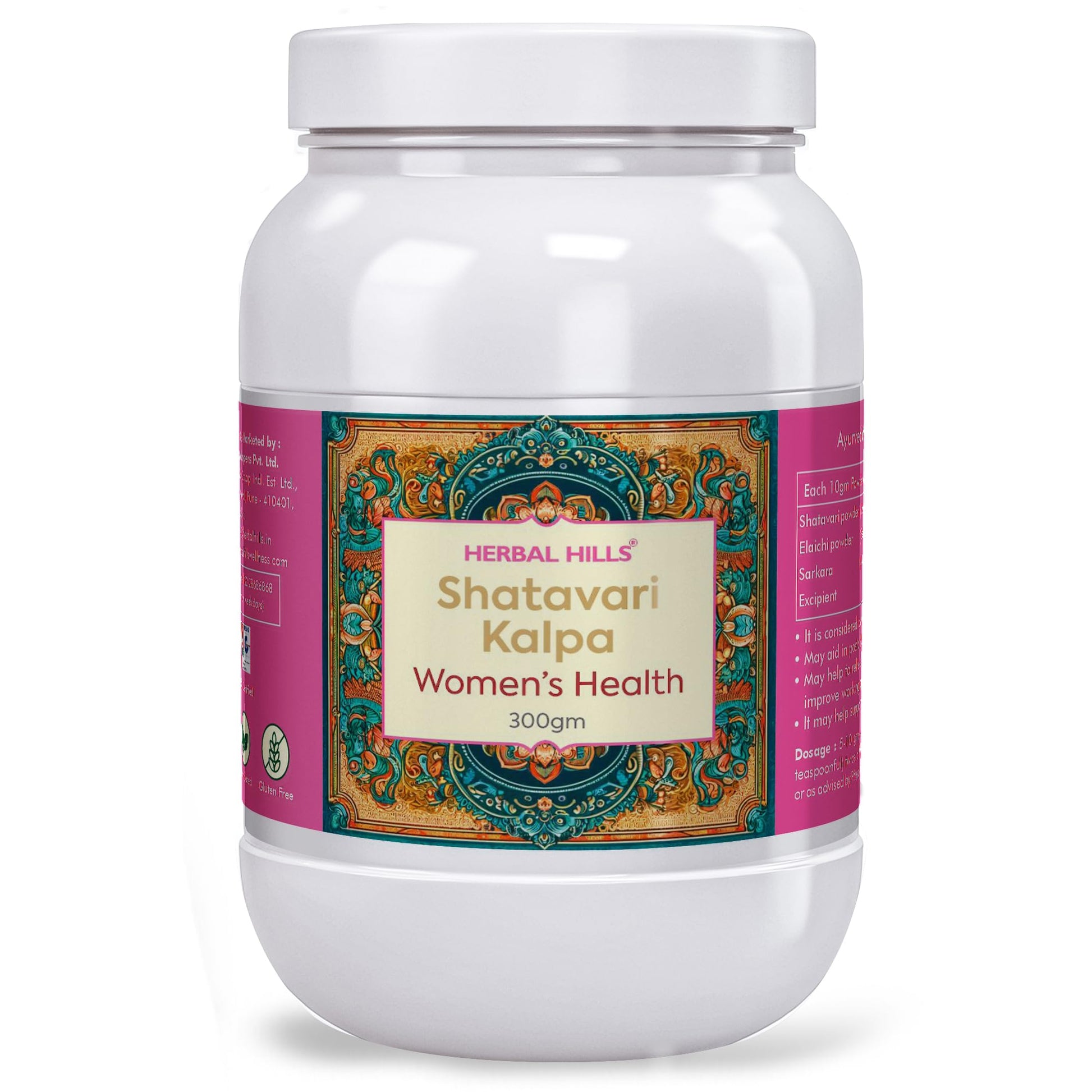 Herbal Hills Shatavari Kalp | 300 gms | For Women | Natural Elaichi Flavor (300