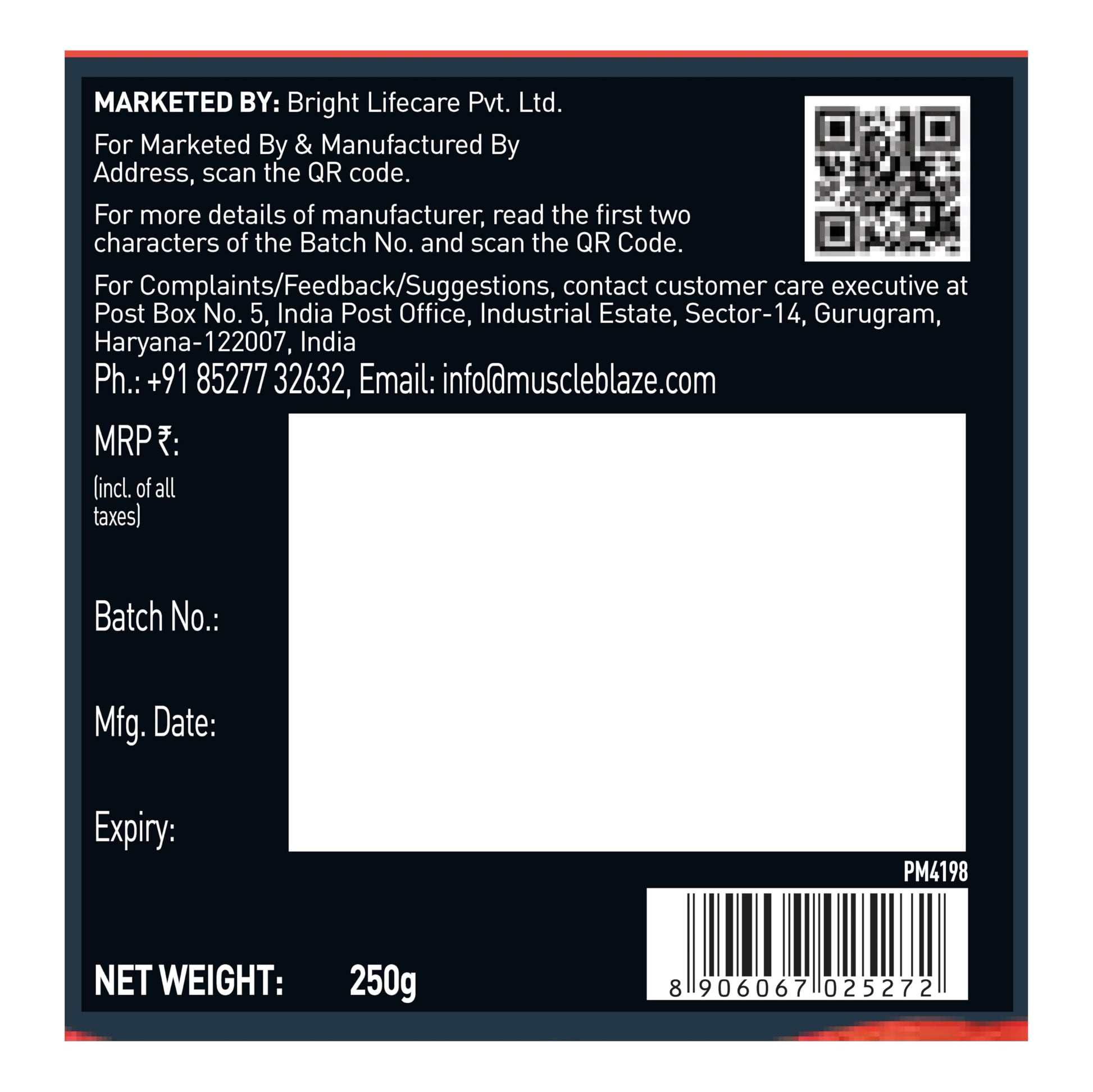 MuscleBlaze Pre Workout Ripped (Raspberry Lemonade, 250 g, 27 Servings)- image 3