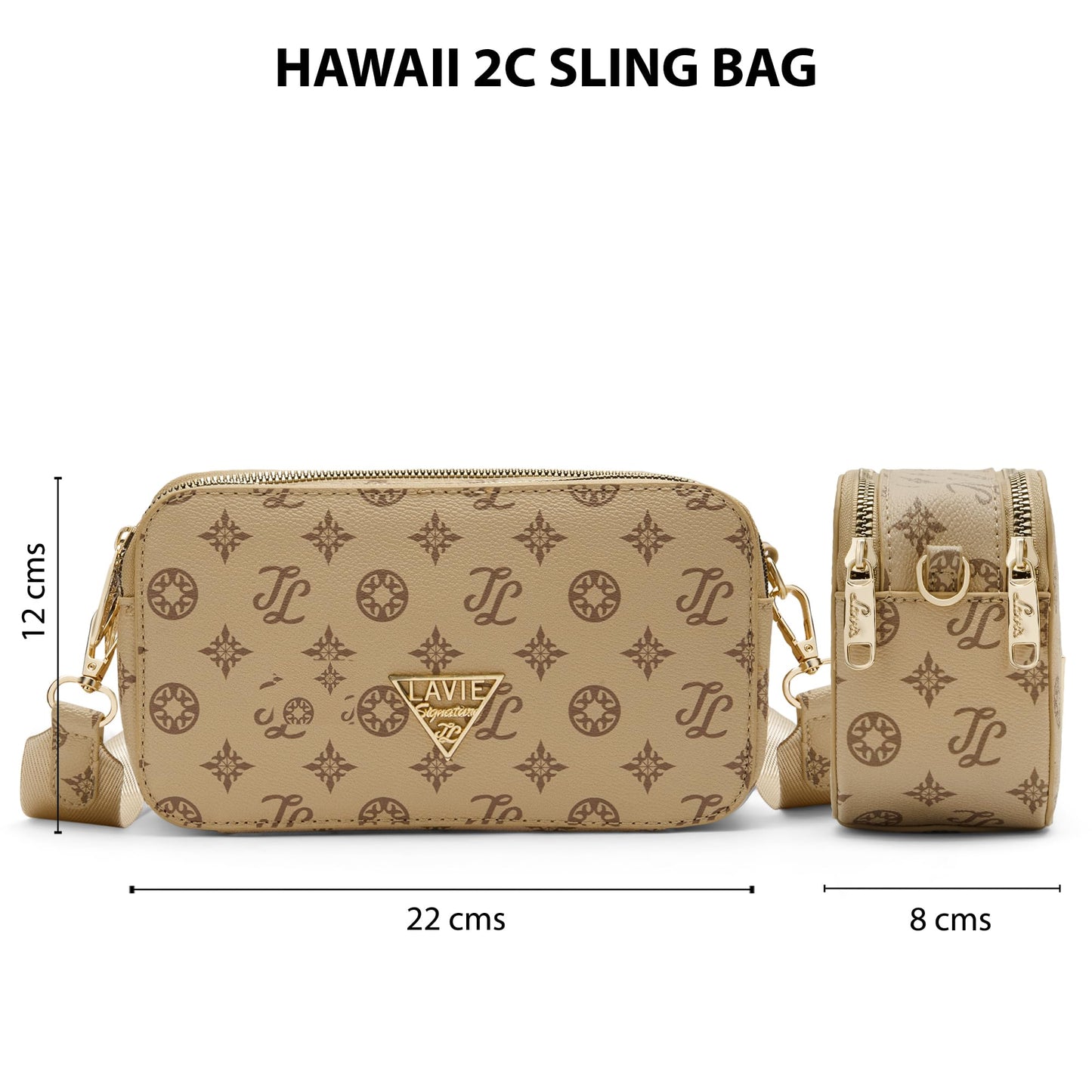 Lavie Signature Hawaii Woman's Crossbody Sling Bag | Ladies Purse Handbag | Gift for Women