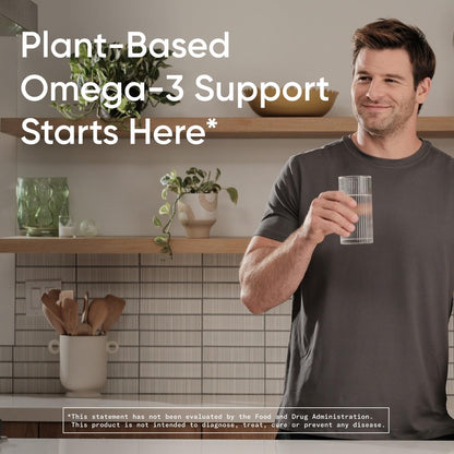 Sports Research Flaxseed Oil with Plant Based Omega's 3, 6 and 9 Vegan Certified and Non-GMO Project Verified (180 Veggie Softgels)