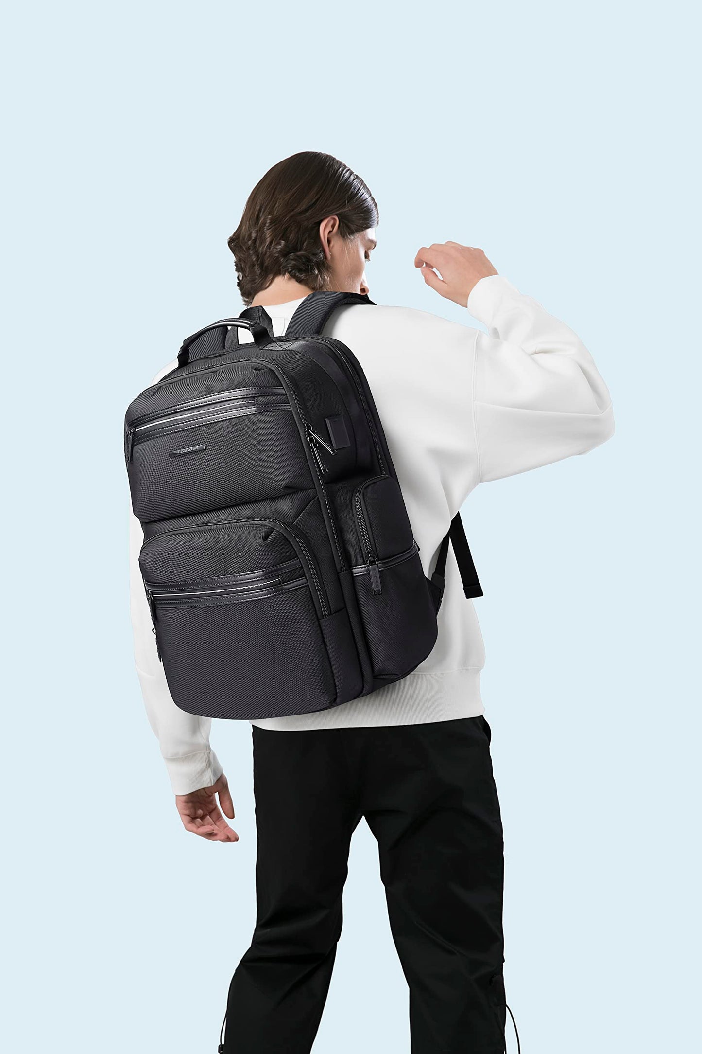 Red Lemon BANGE Swiss Traveller Laptop Backpack for Men, Business Trave- image 6