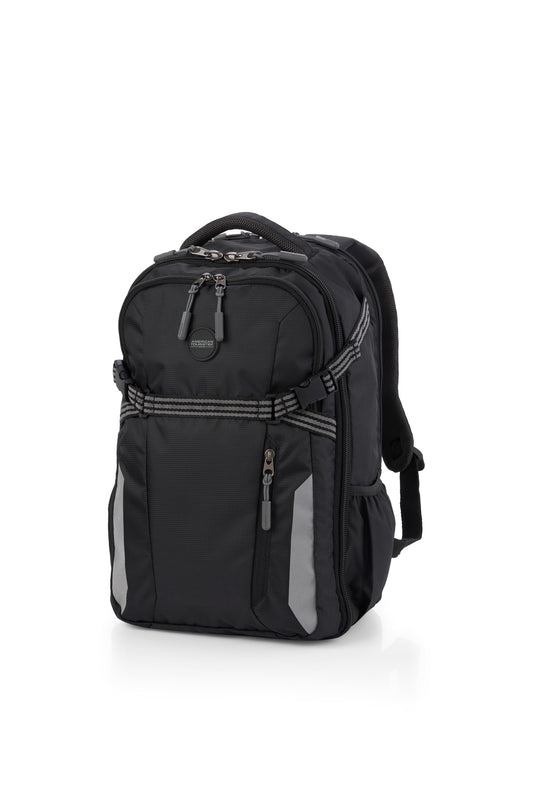 American Tourister Magna Pace | 40 Ltrs | 2 Compartments | Bottle Pocket | Ergonomic Padded Back Panel & Shoulder Straps | Outdoor Laptop Backpack | 1 Year International Warranty | Black