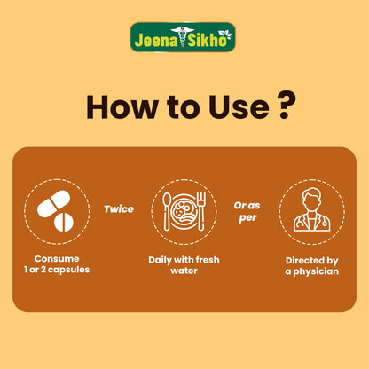 Jeena Sikho Thyri | Herbal Supplements For Thyroid Care | Naturally Blended With Punarnava, Sunthi, And Ashwagandha | Ayurvedic Remedy For Good Health, 60 Capsules