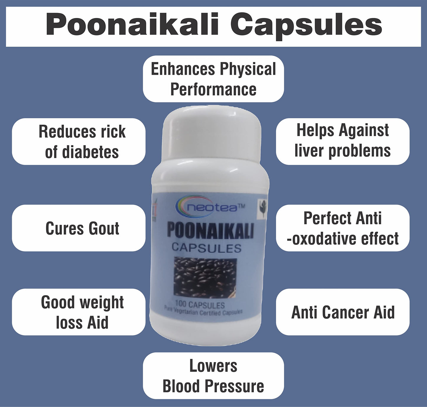 neotea Poonaikali Seed Capsules, Poonaikali Black, Mucuna Pruriens, Poo- image 5