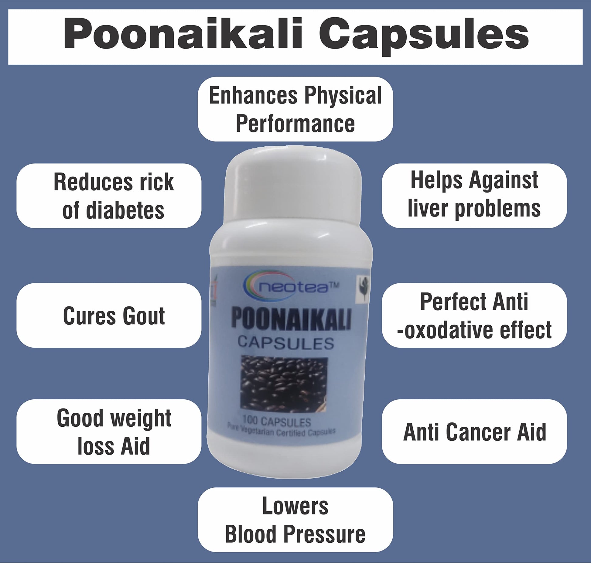 neotea Poonaikali Seed Capsules, Poonaikali Black, Mucuna Pruriens, Poo- image 5
