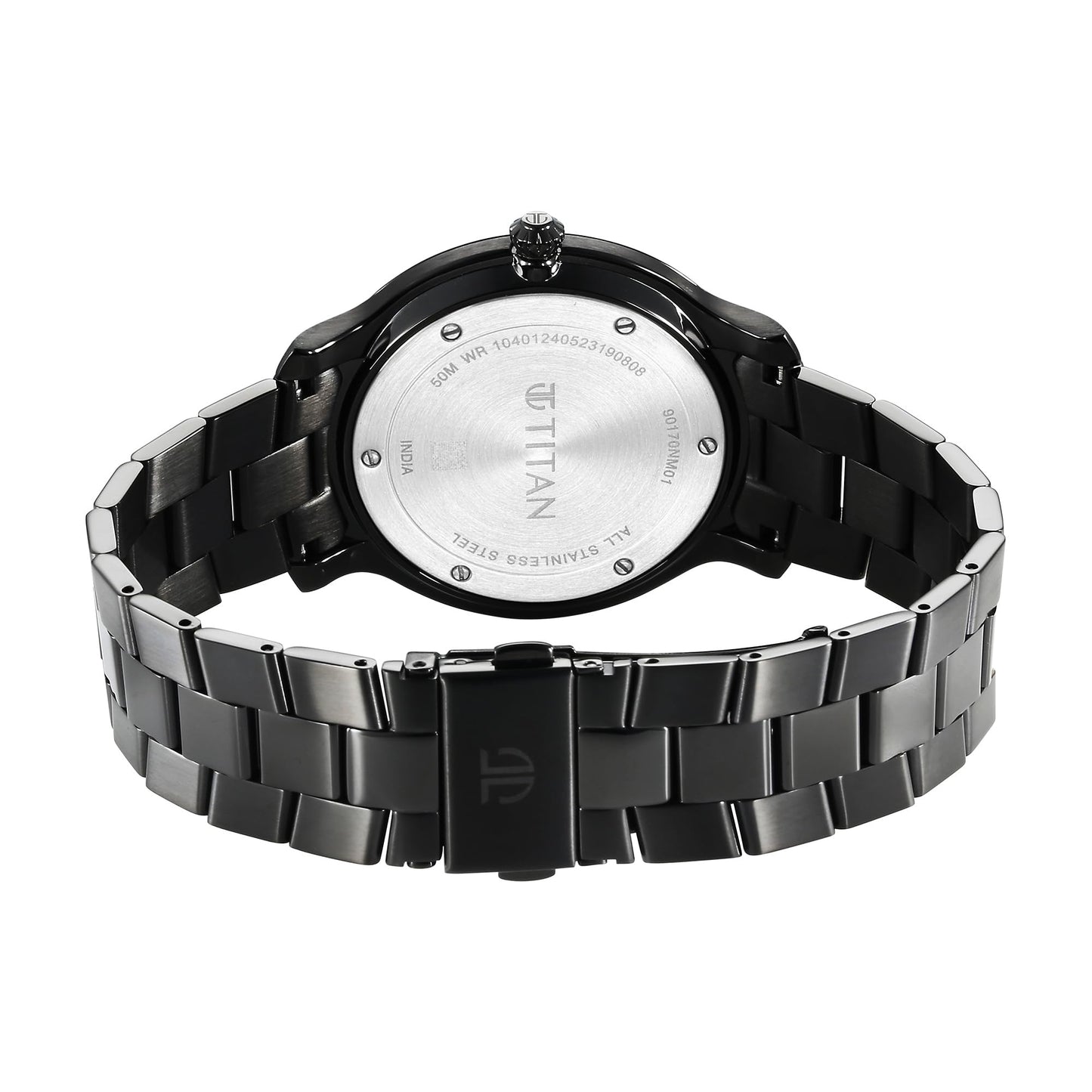 Titan Classic Distincta Green Dial Analog with Date Stainless Steel Str- image 3