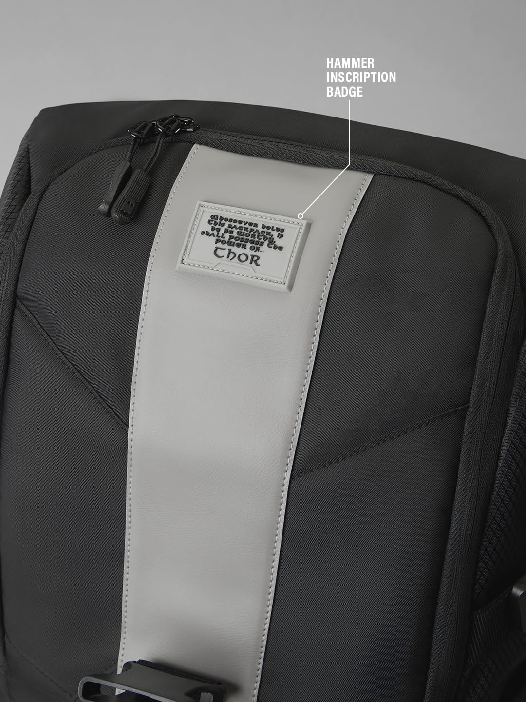 The Souled Store Thor: Mjolnir Backpacks | Official Marvel Merchandise | Premium Water-Resistant Laptop Bag with Hammer Graphic | Durable Urban Travel Rucksack for Men & Women | God of Thunder Edition