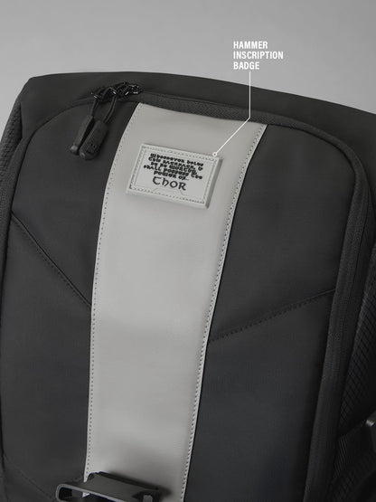 The Souled Store Thor: Mjolnir Backpacks | Official Marvel Merchandise | Premium Water-Resistant Laptop Bag with Hammer Graphic | Durable Urban Travel Rucksack for Men & Women | God of Thunder Edition