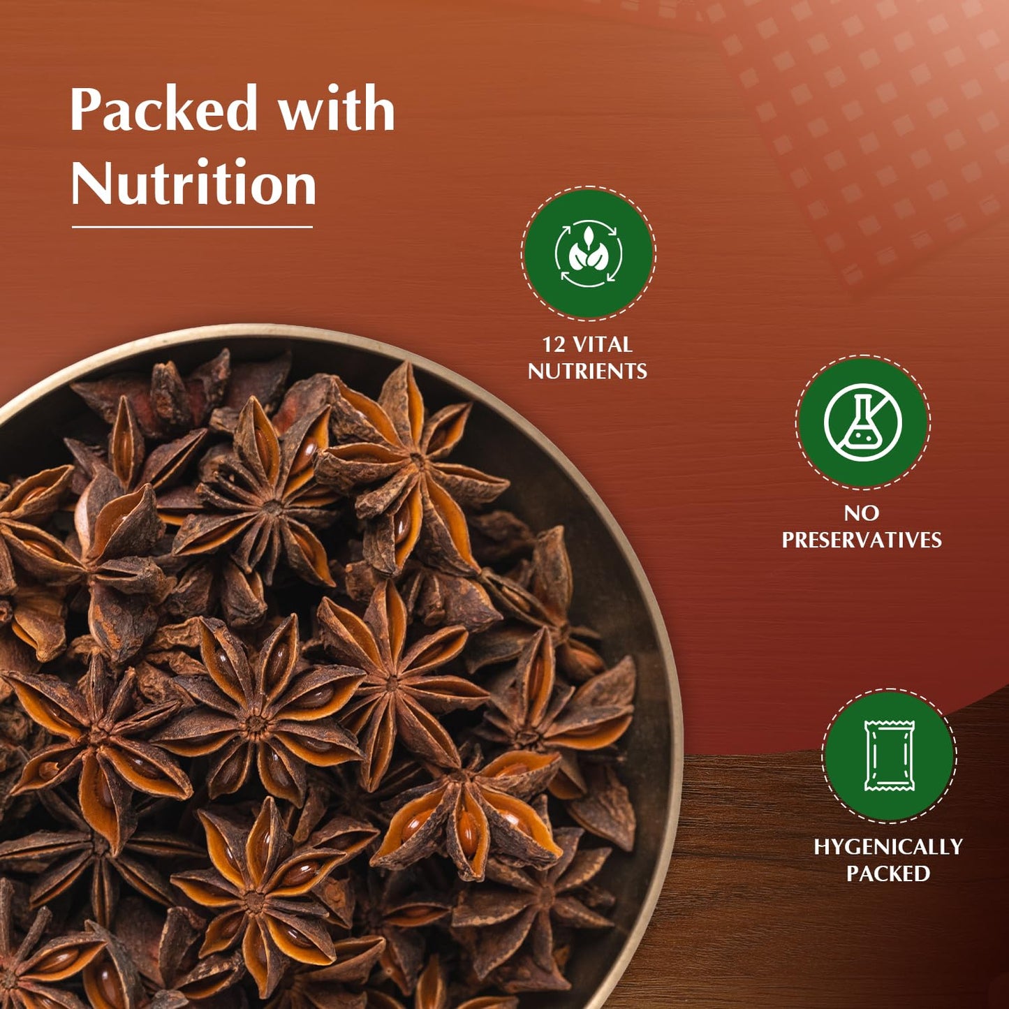 Amazon Brand - Vedaka Star Anise, 100 g