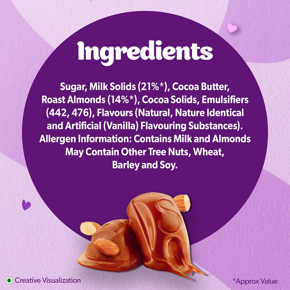Cadbury Dairy Milk Silk Roast Almond Chocolate Bar, 134 g