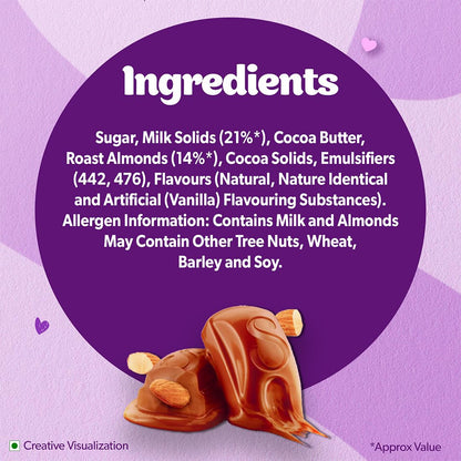 Cadbury Dairy Milk Silk Roast Almond Chocolate Bar, 134 g