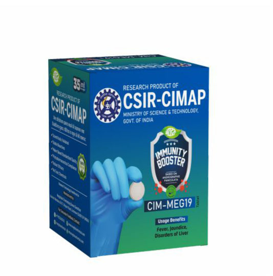 Meghdoot CIM MEG19 Immunity Booster 60 Tablet Certified by CSIR CIMAP -Keeps you
