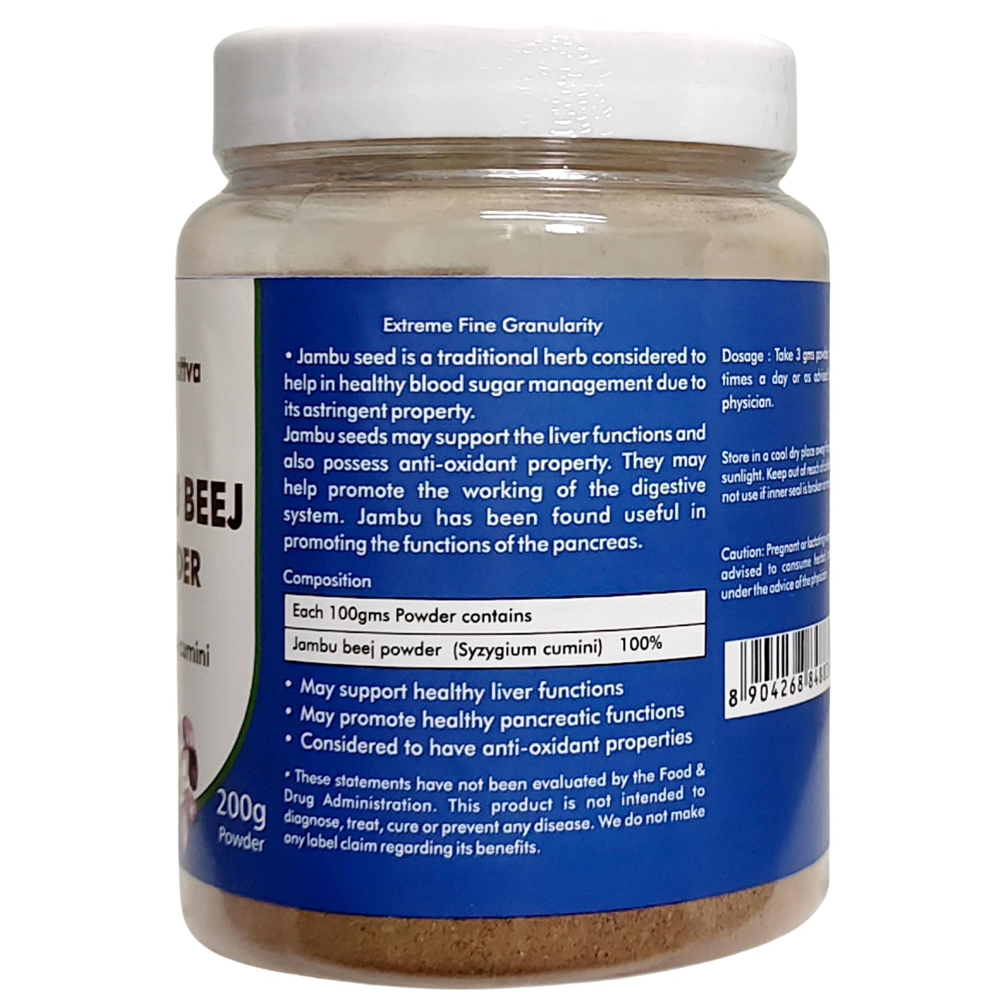 Ved Tattva Jamun Seed Powder 200 gms Pack of 1- image 6