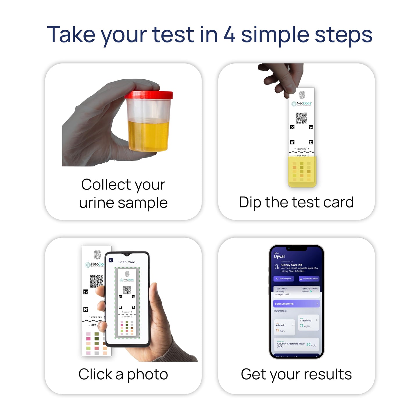 Neodocs Kidney wellness Urine test | Pack of 1- image 6