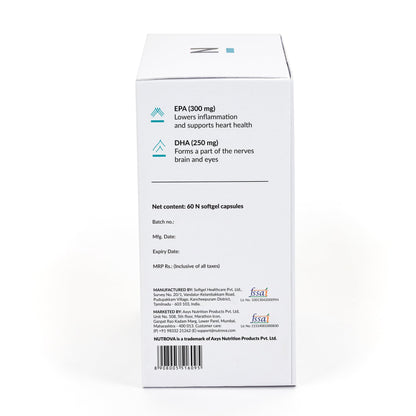 NUTROVA Fish Oil 84 Omega-3 High Purity, Heavy Metal Tested, Small Ente- image 8