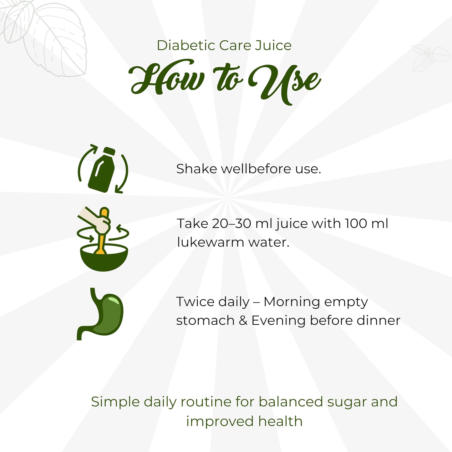 IHC Diabetic Care Juice | Sugar Control Juice | Blend of7 Herbs Jamun, Neem, Karela, Giloy, Haldi, Triphala, Arjun | Helps Control Blood Sugar Level & Reduces Bad Cholesterol | Good for Metabolic & Digestive Health | Health Juice For Diabetic Care (500ml)