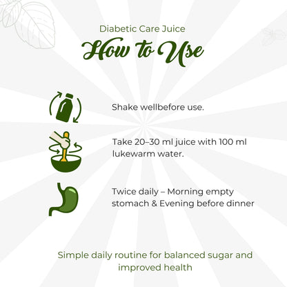 IHC Diabetic Care Juice | Sugar Control Juice | Blend of7 Herbs Jamun, Neem, Karela, Giloy, Haldi, Triphala, Arjun | Helps Control Blood Sugar Level & Reduces Bad Cholesterol | Good for Metabolic & Digestive Health | Health Juice For Diabetic Care (500ml)